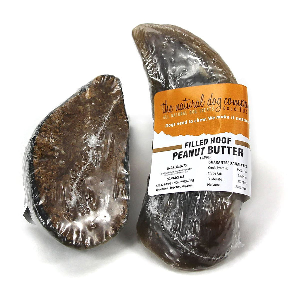 Peanut Butter Filled Hoof | Tuesday's Natural Dog Company Tuesday's Natural Dog Company Peanut Butter 