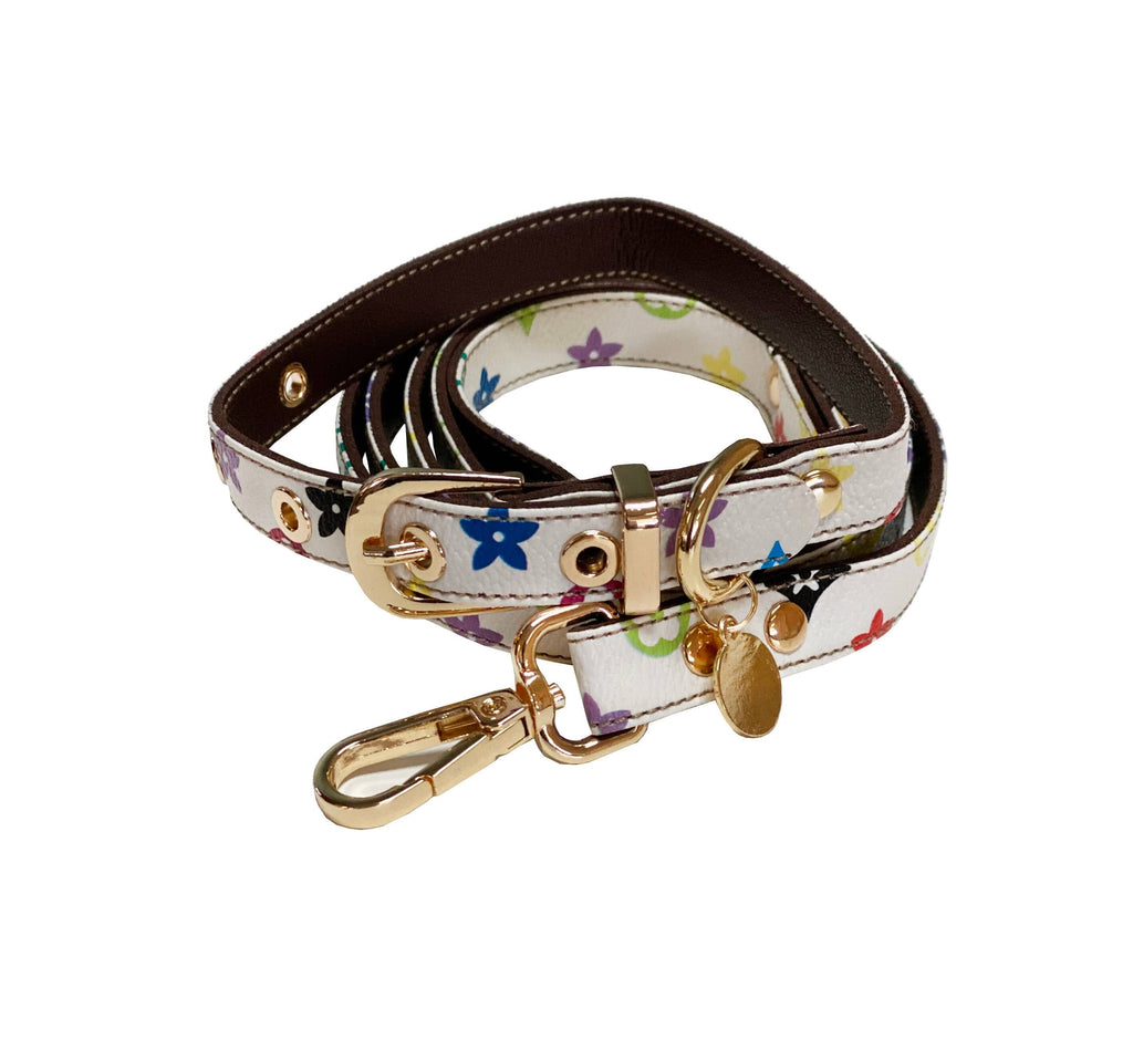 BARK by DOG - LILY WHITE COLLAR AND LEASH SET BARK by DOG 
