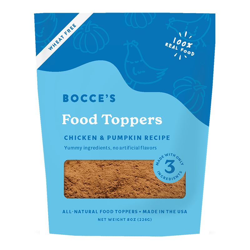 Food Toppers by Bocce's Bakery Bocce's Bakery Chicken and Pumpkin Recipe 