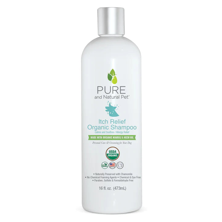 Bathing Products by Pure Natural Pet Pure and Natural Pet USDA Organic Itch Relief Shampoo 
