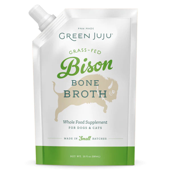 Green Juju 20oz - Free Range Grass Fed Green Juju Bison Bone Broth 