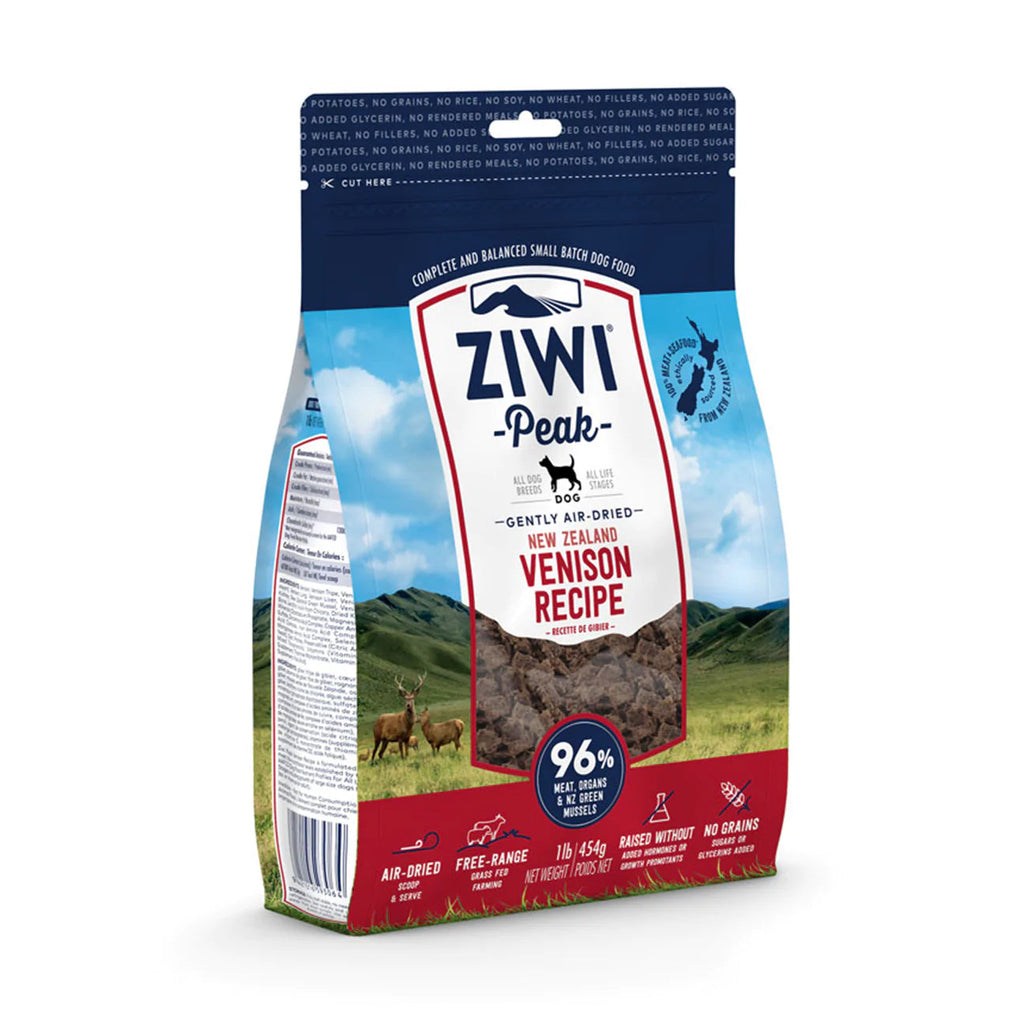 Ziwi Air Dried Dog Food Chateau Le Woof Venison 16oz 