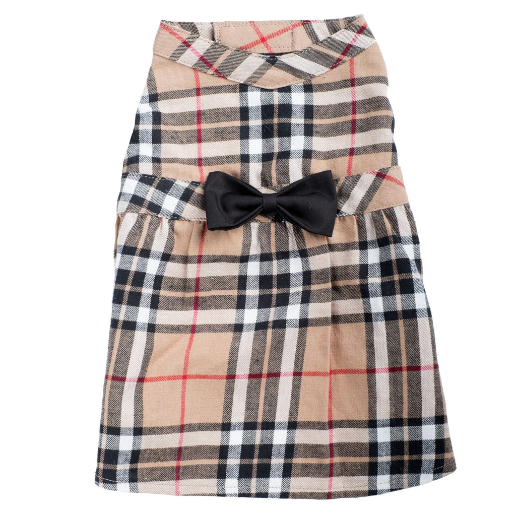 Tan Plaid Dress | The Worthy Dog Worthy Dog 