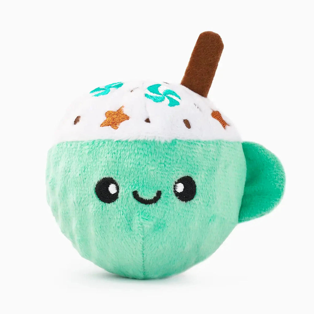 Super Ball PEPPERMINT LATTE | Hugsmart Dog Toys Hugsmart Products Inc 