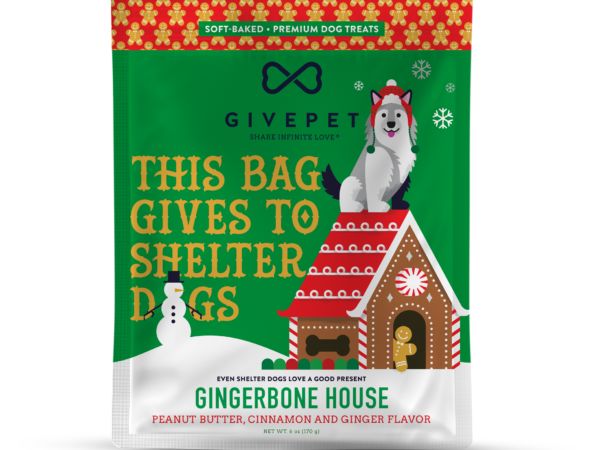 Treats | GivePet GIVEPET Premium Dog Treats Gingerbone House 