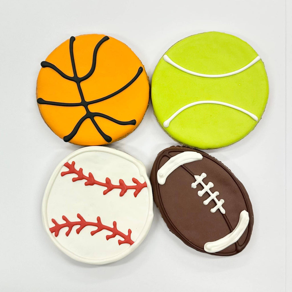 Dog with Football | Lucky Biscuit Treat Lucky Biscuit Pet Bakery 