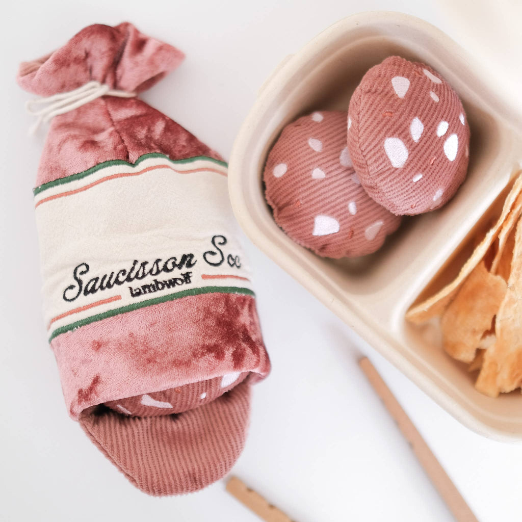 SAUCISSON DOG TOY | Lambwolf Collective Dog Toys Lambwolf Collective 