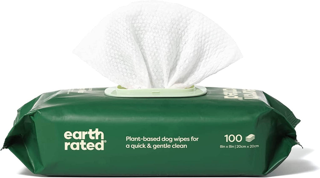 Grooming Wipes by Earth Rated Earth Rated Earthbath 100 Wipes lavender 