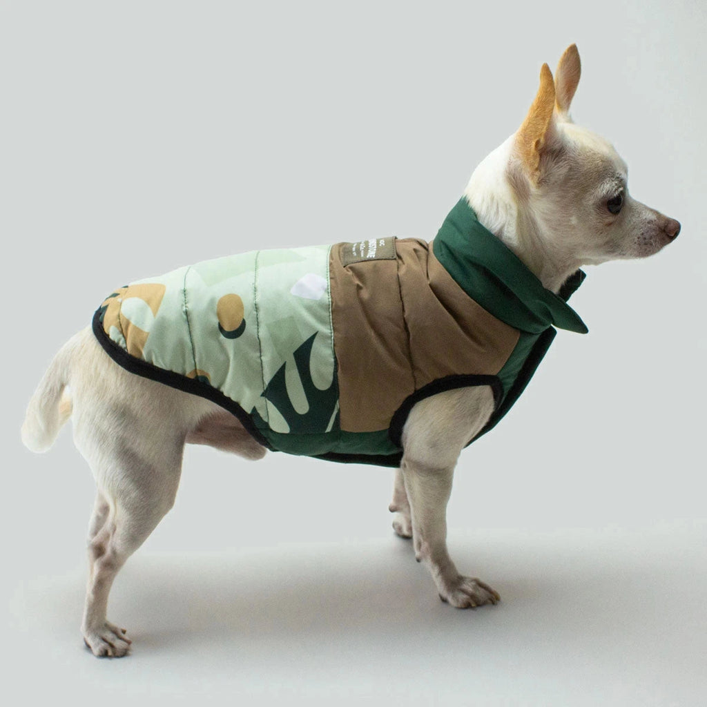 Tropical Camo Puffer | Houndstone Max & Bone SM 