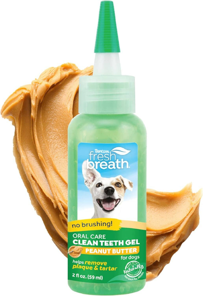 Clean Teeth Gel | Tropiclean Chateau Le Woof Peanut Butter 