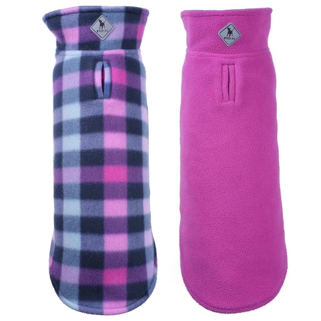 Purple Fargo Fleece Jacket | The Worthy Dog Worthy Dog 