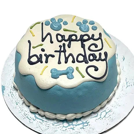 Bubba Rose Cakes Treat Bubba Rose Biscuit Co. Blue Sprinkle Dog Cake (Perishable) 