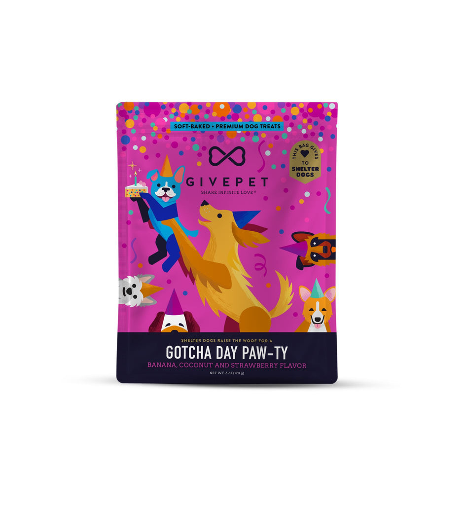 Treats | GivePet GIVEPET Premium Dog Treats Gotcha Day Pawty 