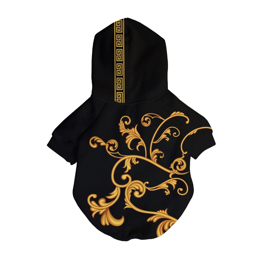 Baroque Gold Leaves | Hoodie Fresh Pawz Medium 