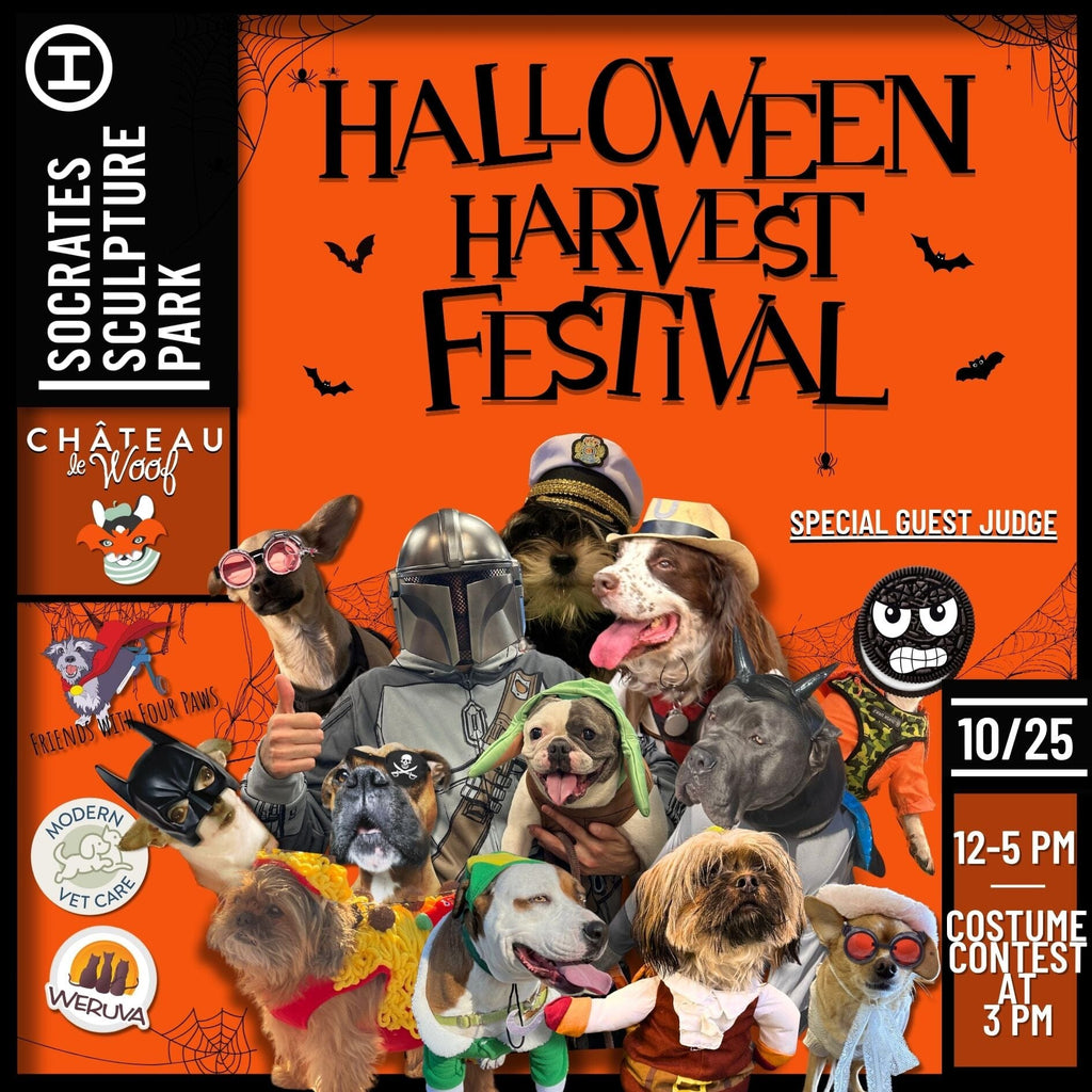 Halloween Harvest Festival <br /> At Socrates Park <br /> Saturday, October 25th <br /> Château Le Woof 