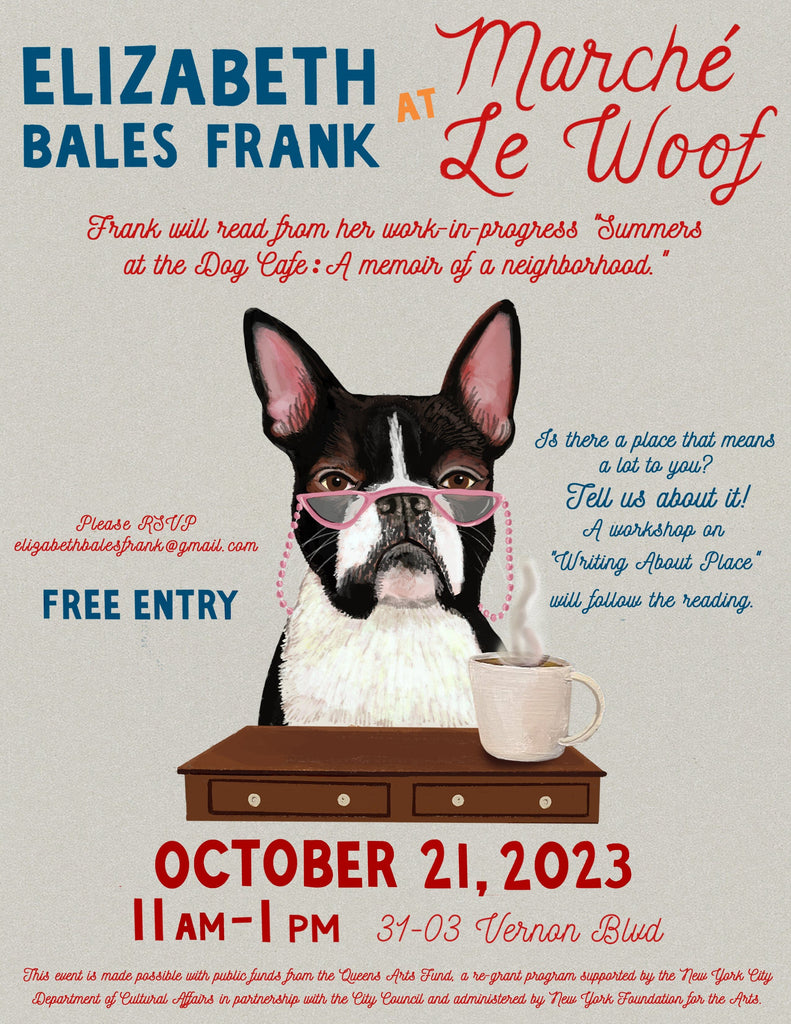 Elizabeth Bales Frank <br /> Saturday 10/21/23 Château Le Woof 
