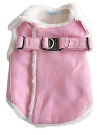 Coats | DOGO DOGO Furry Harness Vest (Pink) Large 