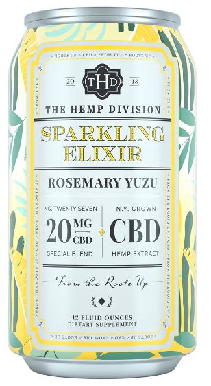 Sparkling Elixir Chateau Le Woof Rosemary Yuzu 