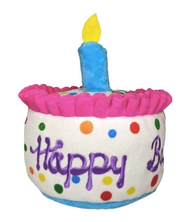 Happy BARKDay Cake Toy | Power Plush Huxley & Kent Huxley & Kent Small 