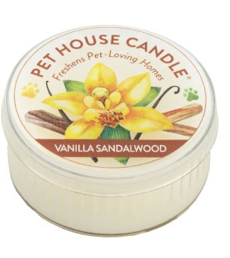 Pet House Candle Mini’s Château Le Woof Vanilla Sandalwood 