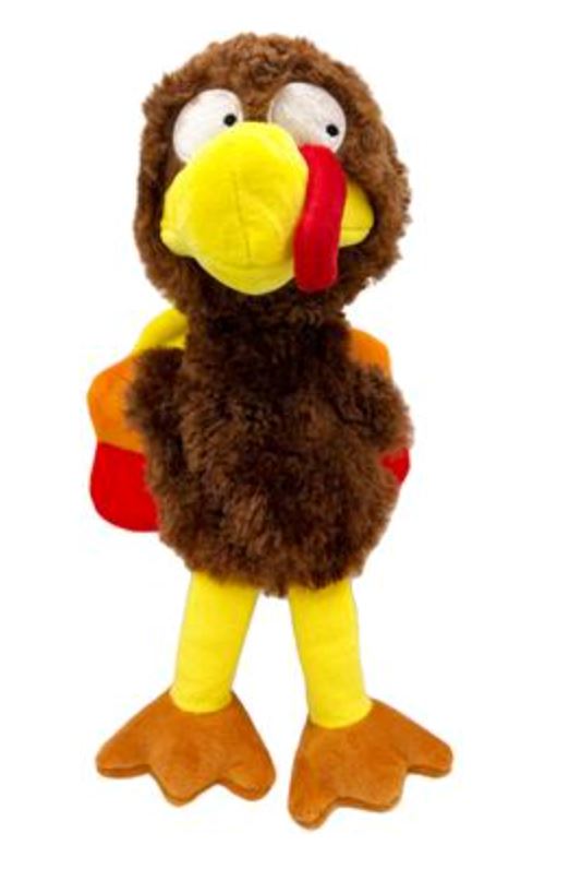 Wishbone Turkey Dog Toy | Power Plush Huxley & Kent Small 