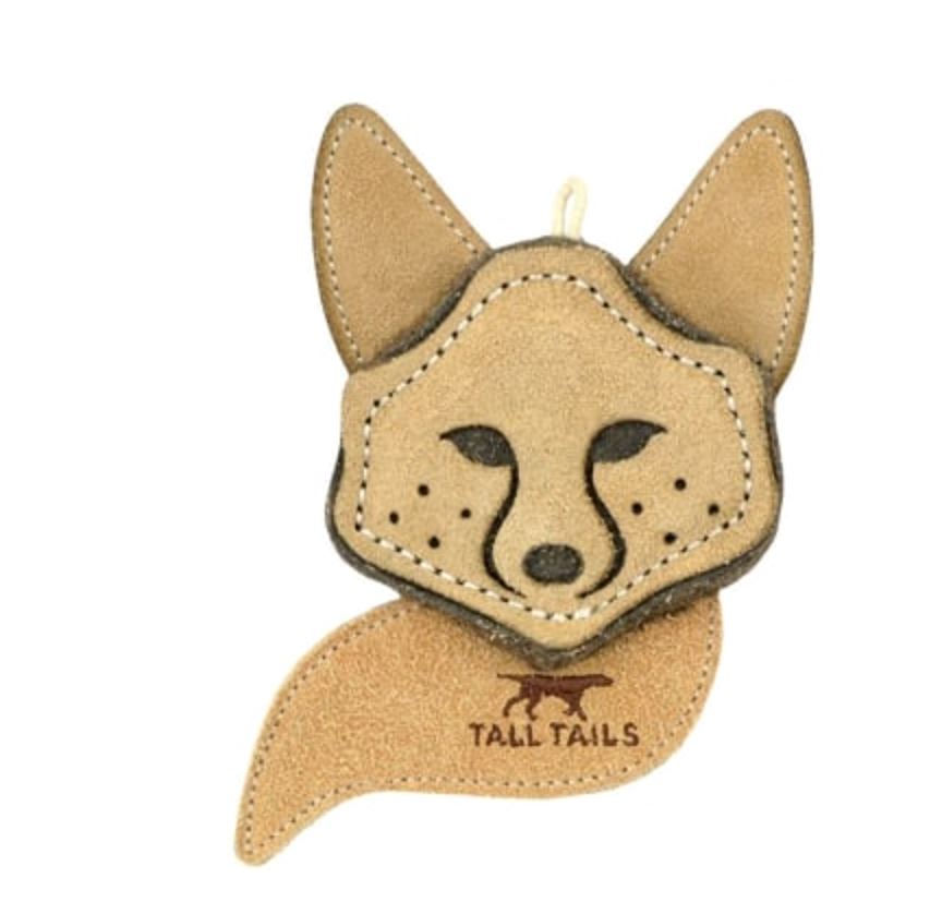 Leather Animal Dog Toy | Tall Tails Toy Tall Tails Leather Fox 