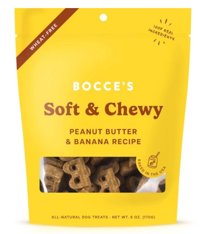 Soft & Chewy Treats | Bocce's Bakery Bocce's Bakery PB-Banana Recipe 