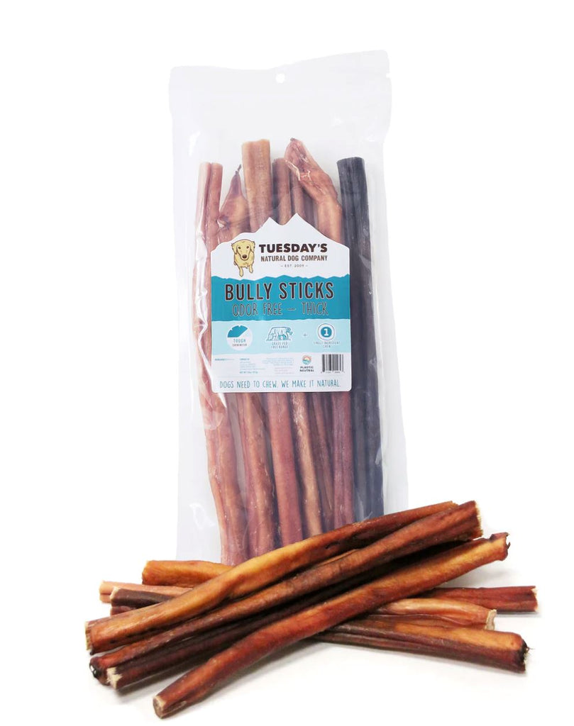 Bully Sticks | Tuesday's Natural Dog Company The Natural Dog Company 12" Thick 