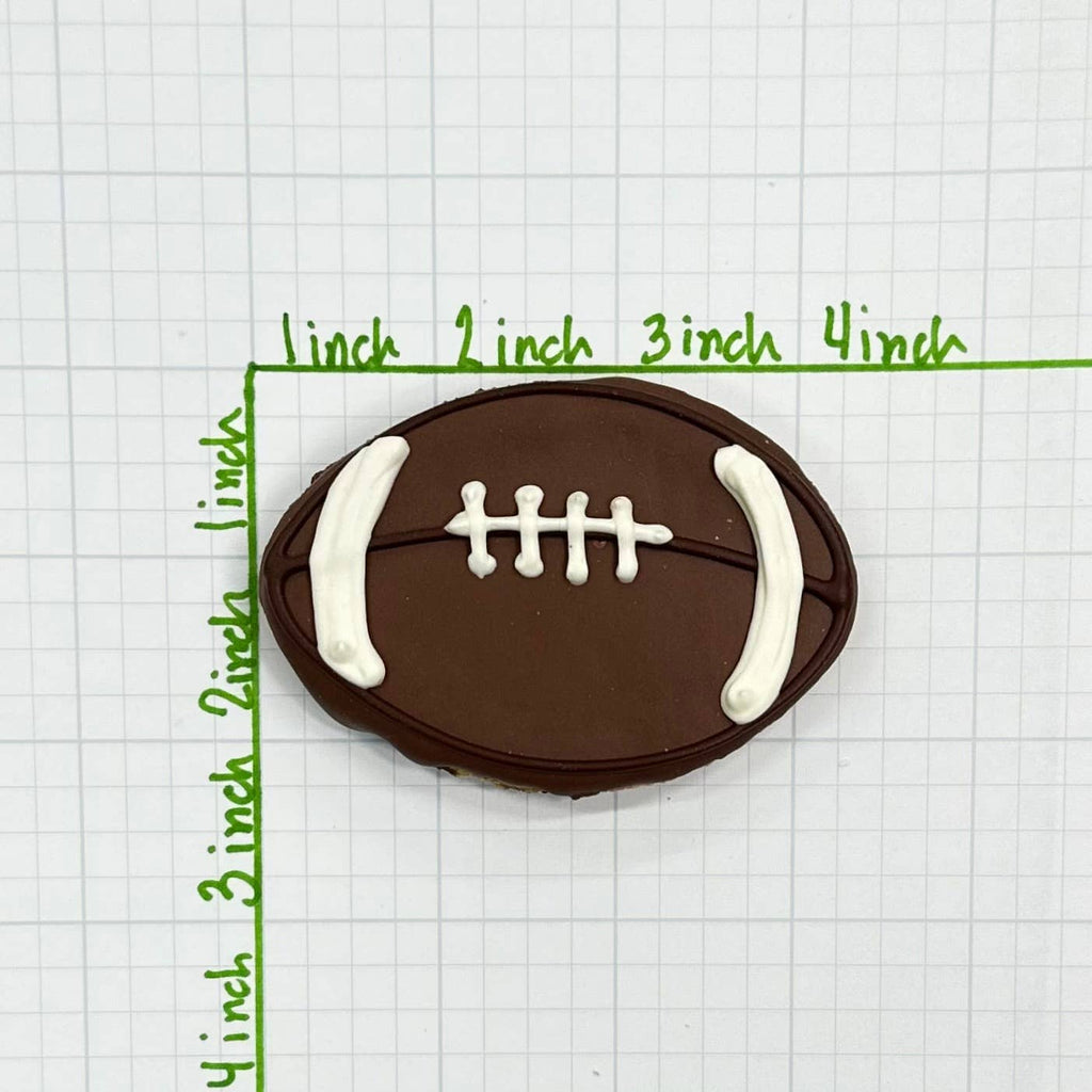 Dog with Football | Lucky Biscuit Treat Lucky Biscuit Pet Bakery 