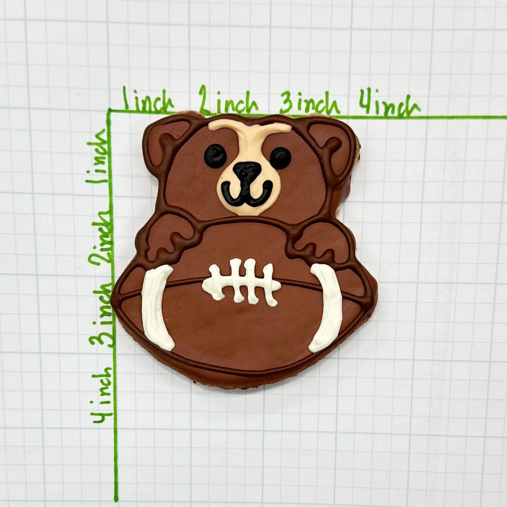 Dog with Football | Lucky Biscuit Treat Lucky Biscuit Pet Bakery 