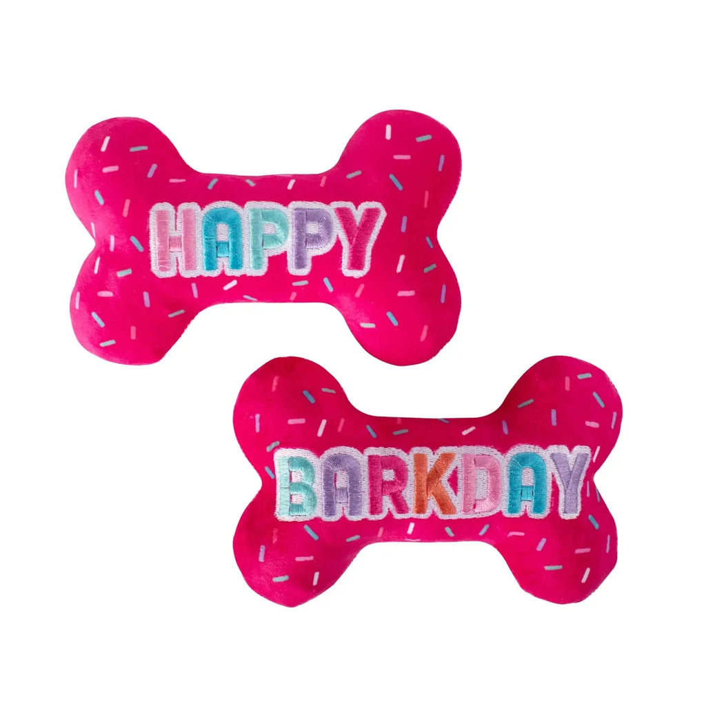Barkday Bone Plush | Fringe Dog Toys Petshop by Fringe Studio 