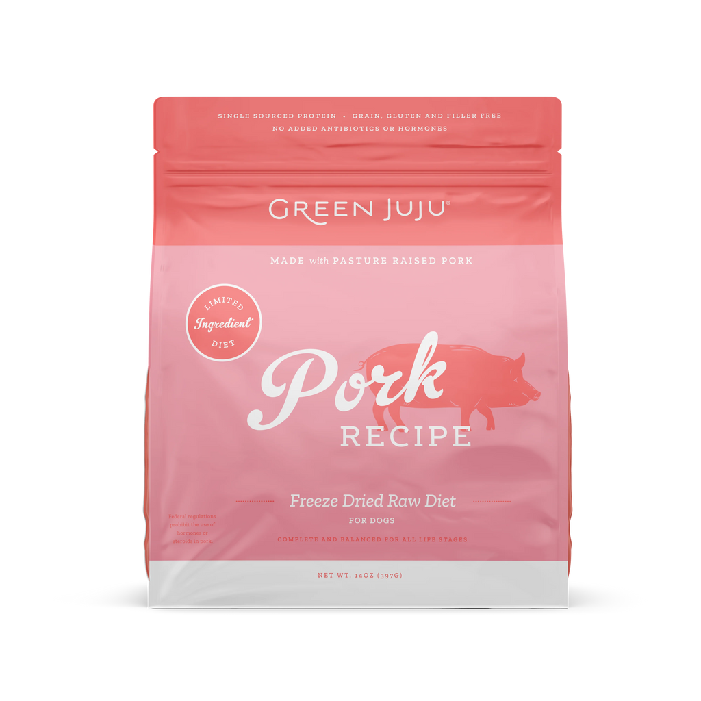 Green JuJu Freeze Dried Raw Diet Green Juju Pork 