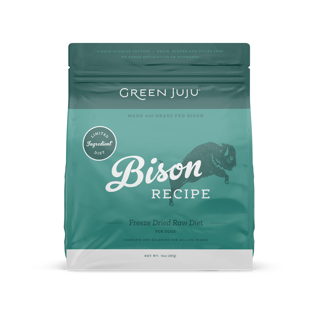 Green JuJu Freeze Dried Raw Diet Green Juju Bison 