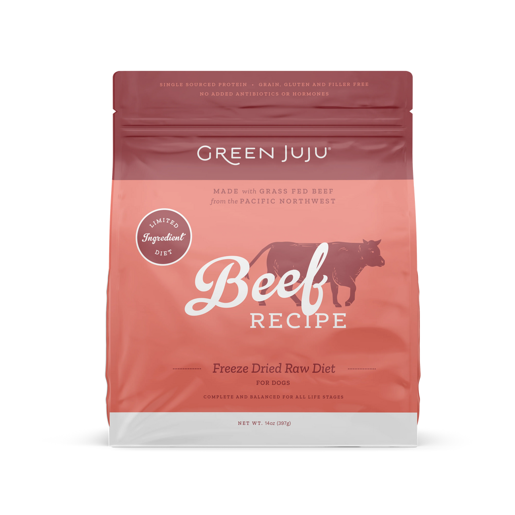 Green JuJu Freeze Dried Raw Diet Green Juju Beef 