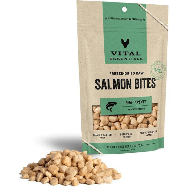 Vital Essentials Freeze Dried Treats Freeze Dried VitalEssentials Wild Alaskan Salmon Small 