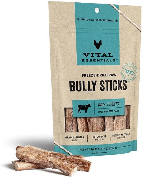 Vital Essentials Freeze Dried Treats Freeze Dried VitalEssentials Bully Sticks Small 