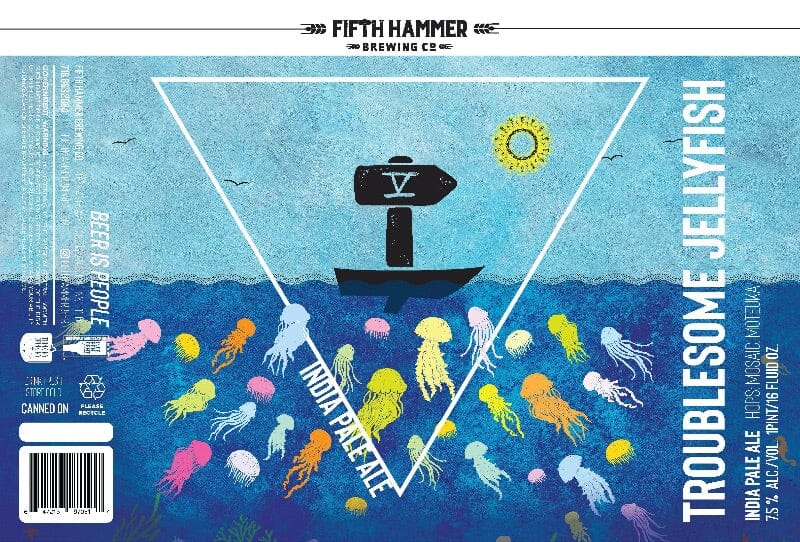 Fifth Hammer Brewing Co. Beer Chateau Le Woof Troublesome Jellyfish 