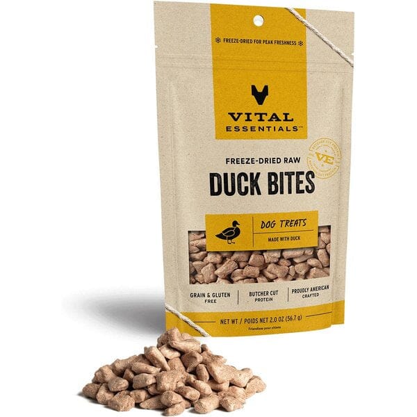 Vital Essentials Freeze Dried Treats Freeze Dried VitalEssentials Duck Nibs Small 