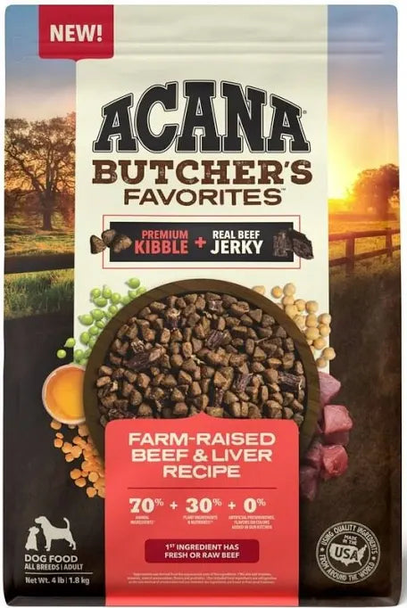 Acana Butchers Favorites Grain Free Château Le Woof Beef Recipe 