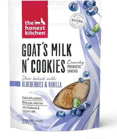 Goats Milk & Cookies by The Honest Kitchen Château Le Woof Blueberries & Vanilla 