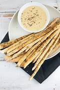 Breadstick Crackers Gruyere Baldor 