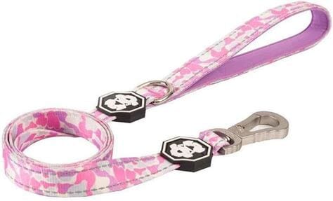 Pastel Camo Collection - Fresh Pawz Chateau Le Woof Leash Small 