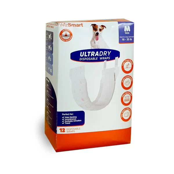 UltraDry Male Wraps | WizSmart Château Le Woof 