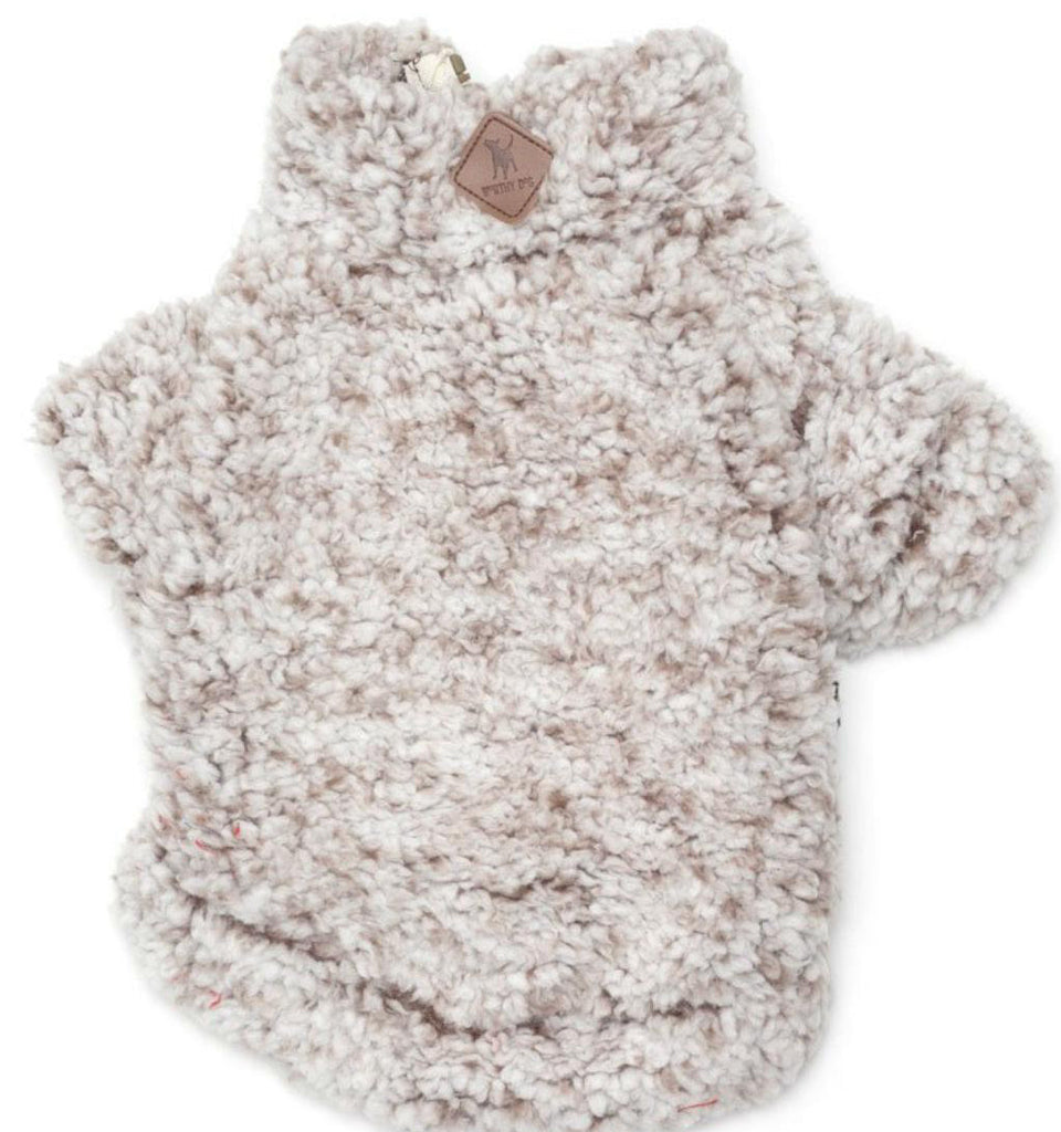 Wubby Fleece Quarter Zip Pullover Worthy Dog 