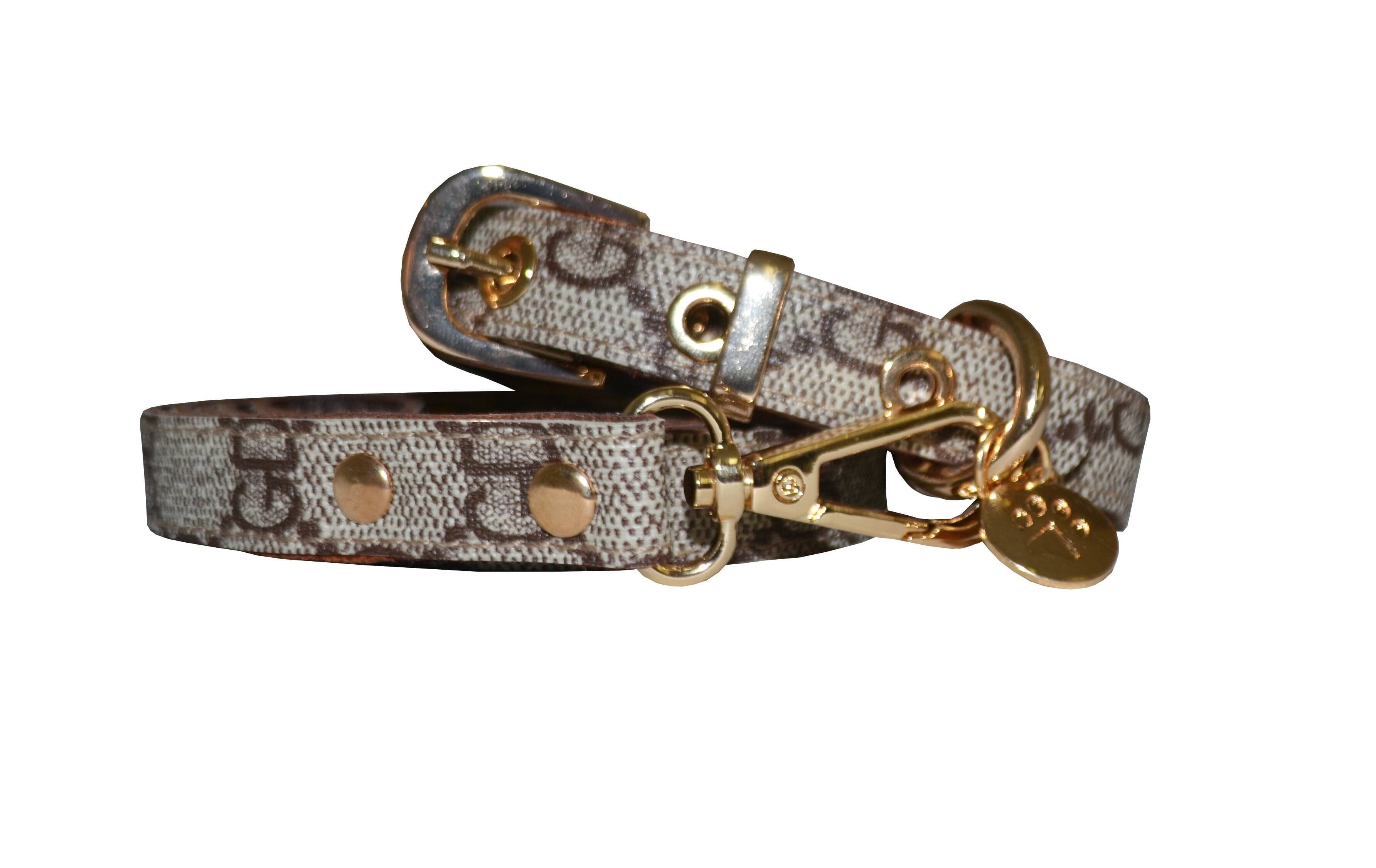 BARK by DOG - JOLIE LUXURY COLLAR AND LEASH SET (SIZE: SMALL) – Château Le  Woof