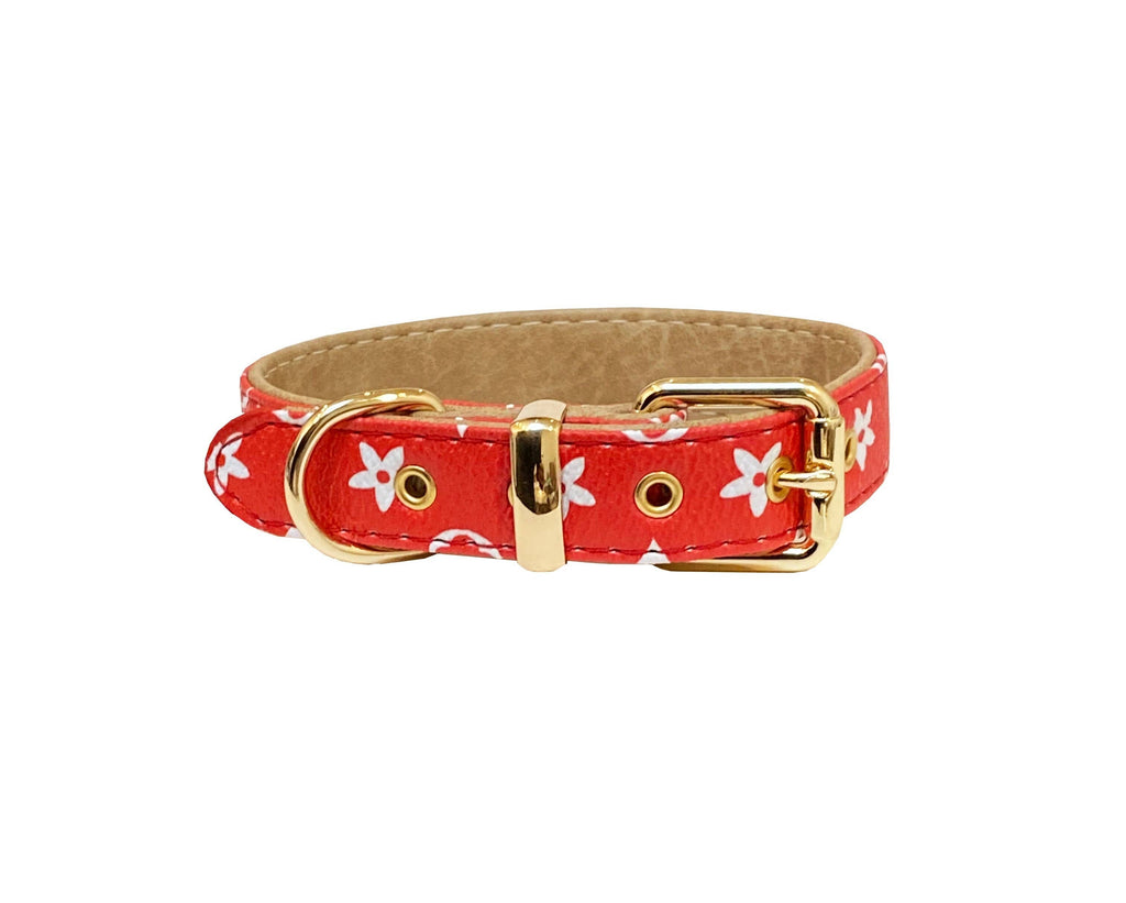 BARK by DOG - LAUREN LUXURY COLLAR RED BARK by DOG 