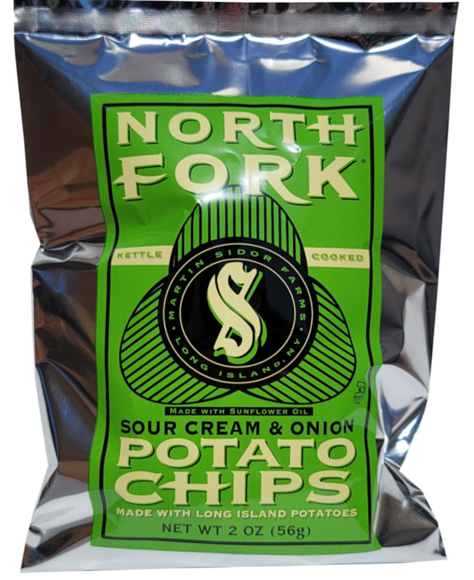 North Fork Chips Baldor Sour Cream and Onion 2oz 