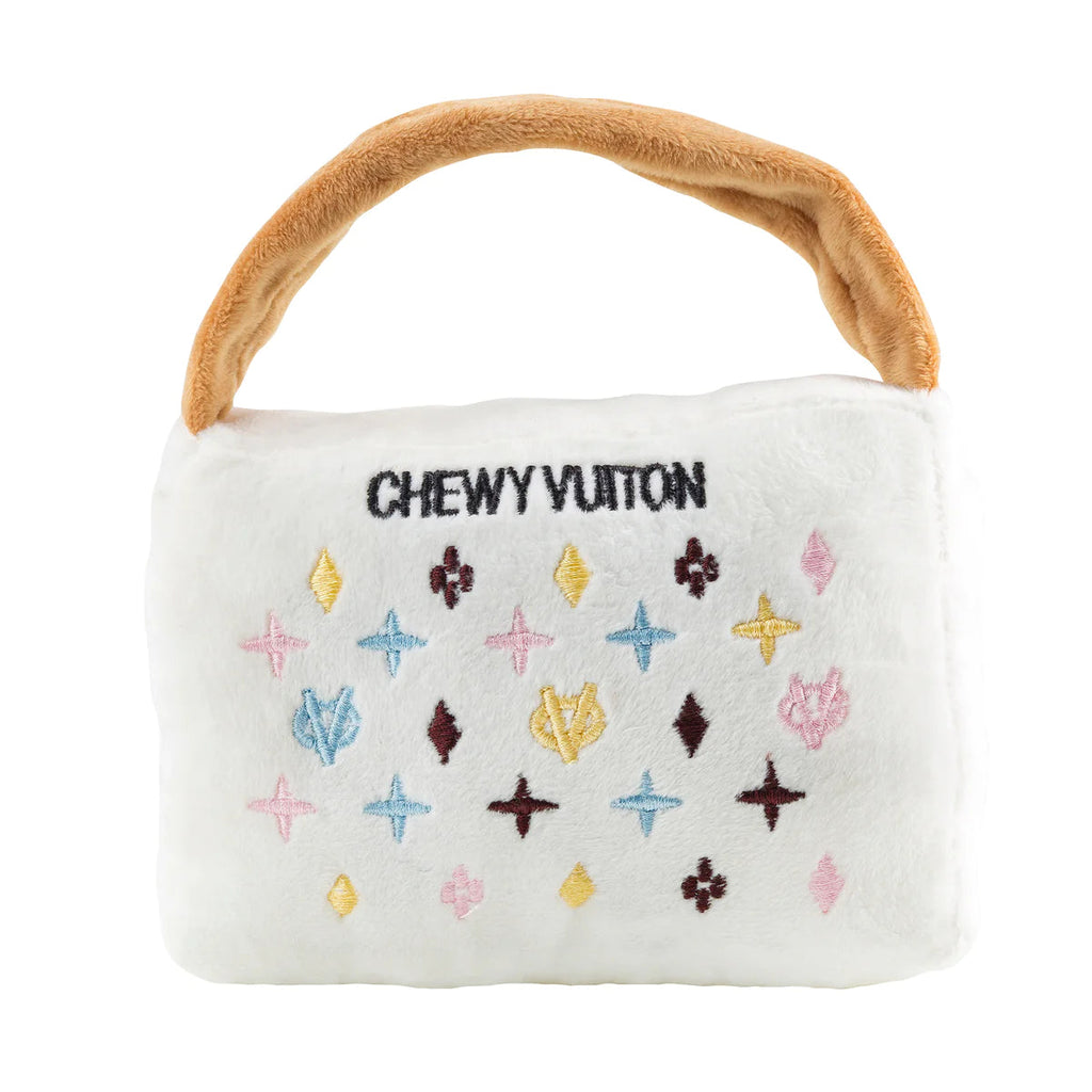 Chewy Vuiton | White Collection Purse Haute Diggity Dog Classic Purse Small 