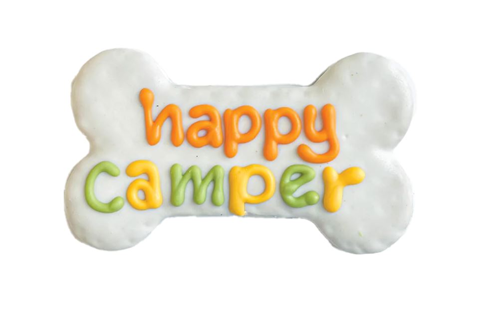 Bosco and Roxy's Cookies Chateau Le Woof Happy Camper 