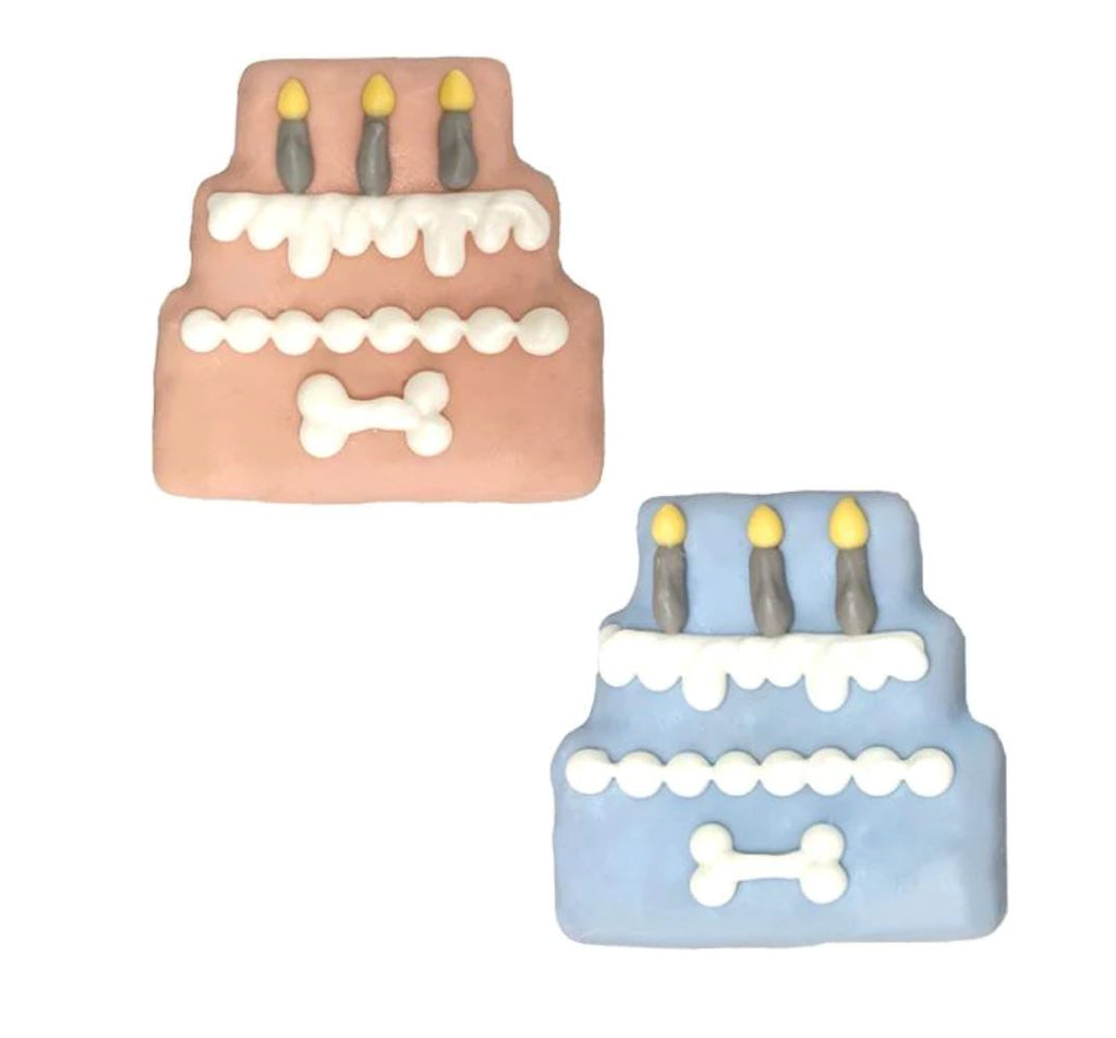 Bosco and Roxy's Cookies Chateau Le Woof 3 Tier B-Day Cake 